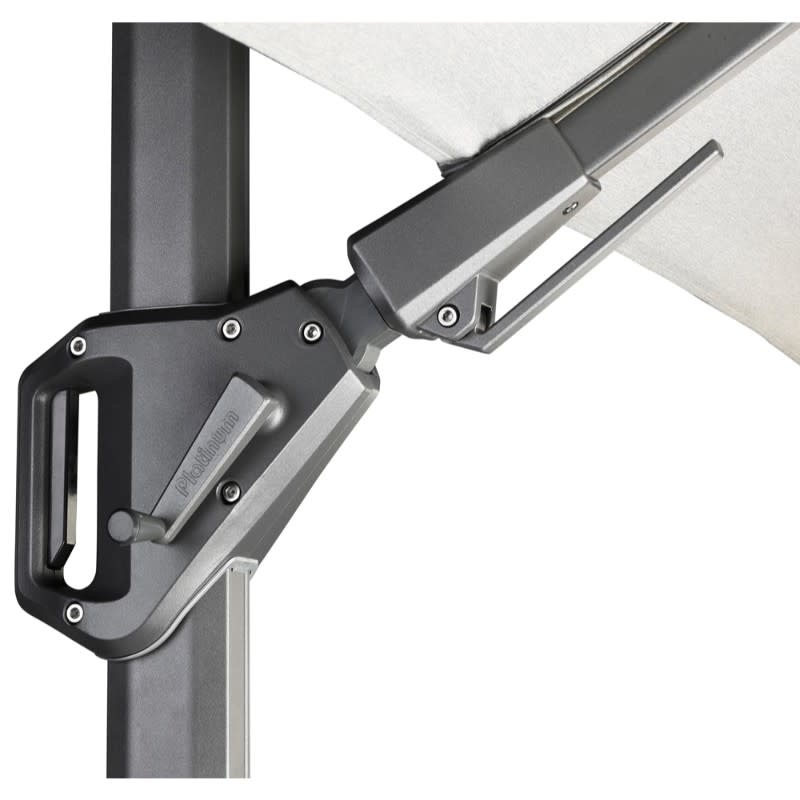 Platinum Platinum Challenger PREMIUM T2 Glow zweefparasol - 300x300 Faded black- art.7125P