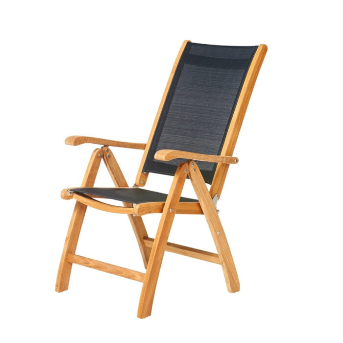 Traditional Teak Traditional Teak  KATE recliner teak met batyline