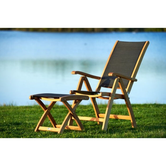 Traditional Teak Traditional Teak  KATE recliner teak met batyline