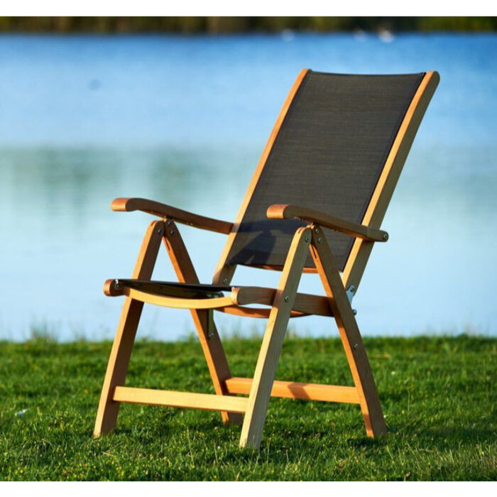 Traditional Teak Traditional Teak  KATE recliner teak met batyline