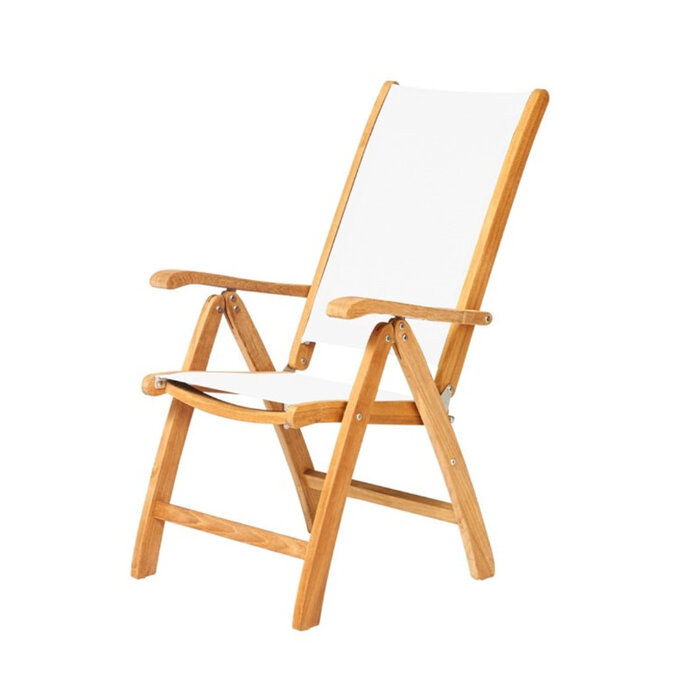 Traditional Teak Traditional Teak  KATE recliner teak met batyline