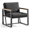 Sieger Havanna LOUNGECHAIR gray incl. cushions nr.451