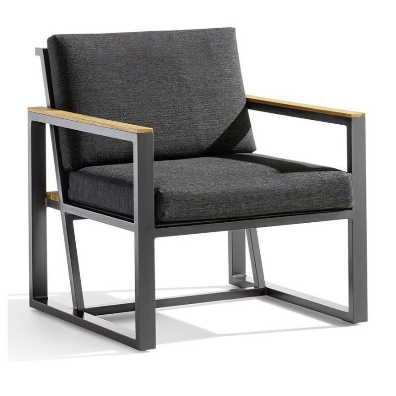 Sieger Sieger Havanna LOUNGECHAIR grijs incl.kussens nr.451