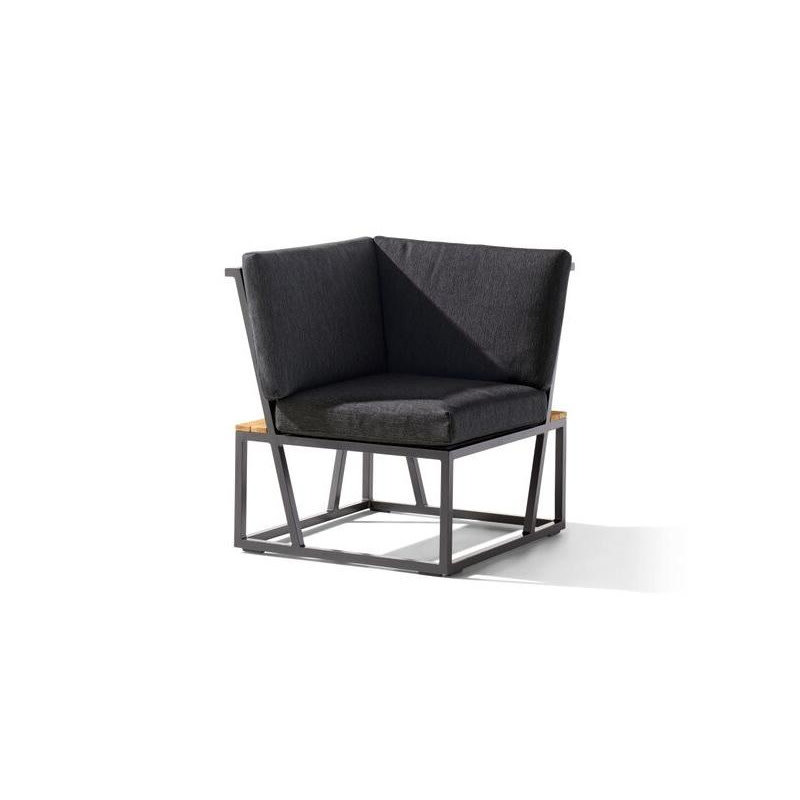 Sieger Sieger Havanna HOEKDEEL HOOG, grijs incl. kussen nr.456