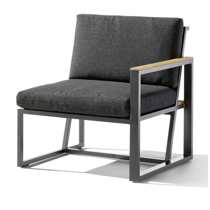 Sieger Sieger Havanna End UNIT ARM RIGHT, gray incl. cushions nr.455