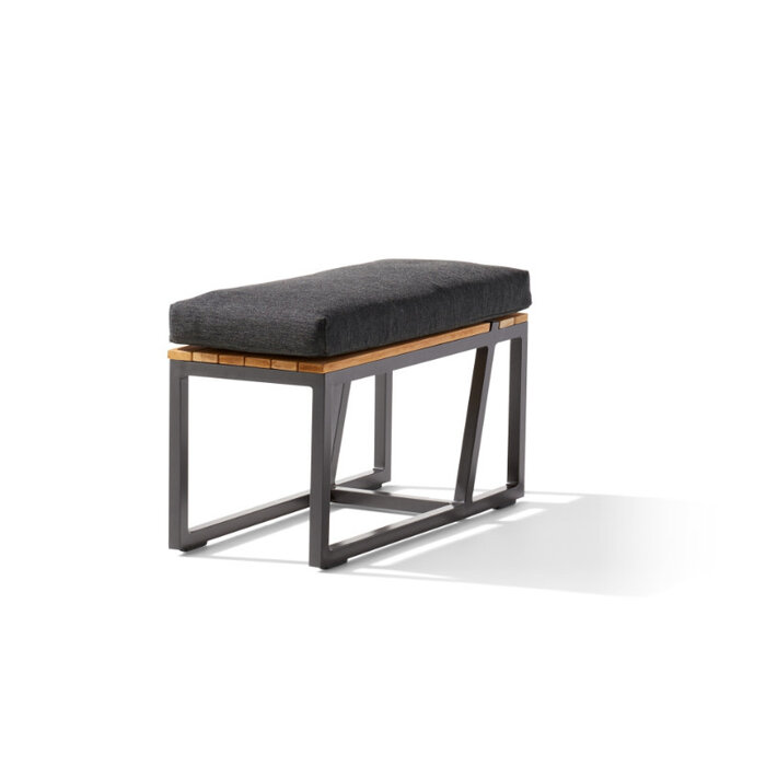 Sieger Sieger Havanna BENCH - SIDE TABLE, gray incl. cushion nr.458