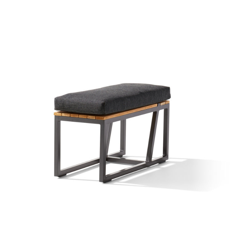 Sieger Sieger Havanna BENCH - SIDE TABLE, gray incl. cushion nr.458