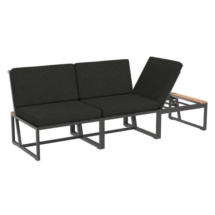 Sieger Sieger Havanna ADJUSTABLE CORNER, gray incl. cushions nr.459