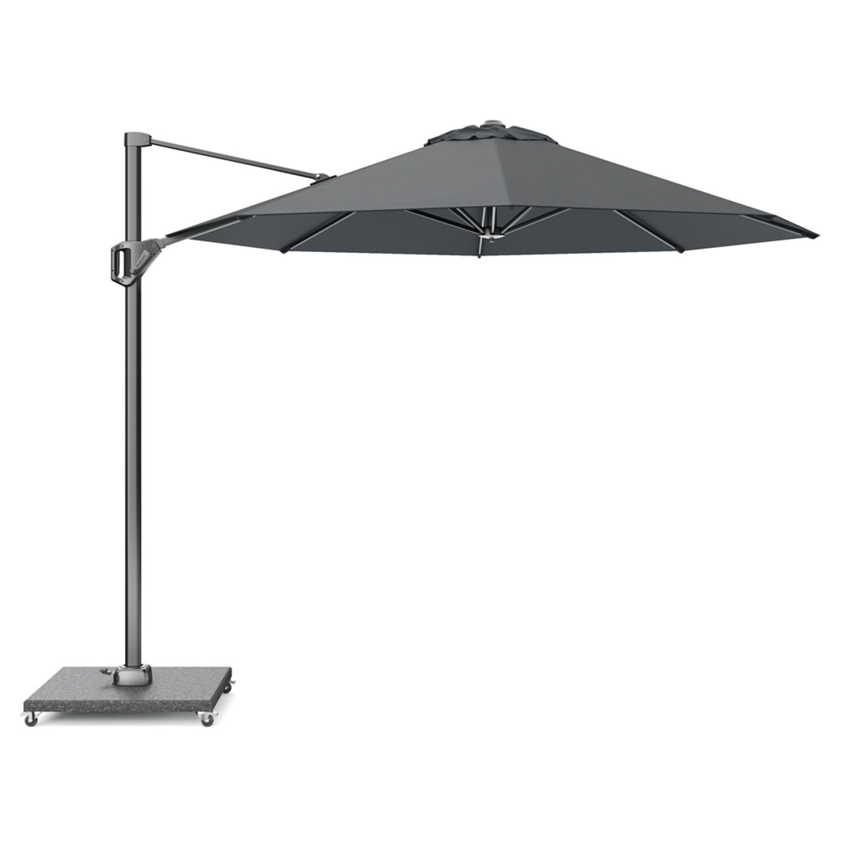 Platinum Platinum Voyager T1 zweefparasol - 300cm rond -  antraciet -  art.7148