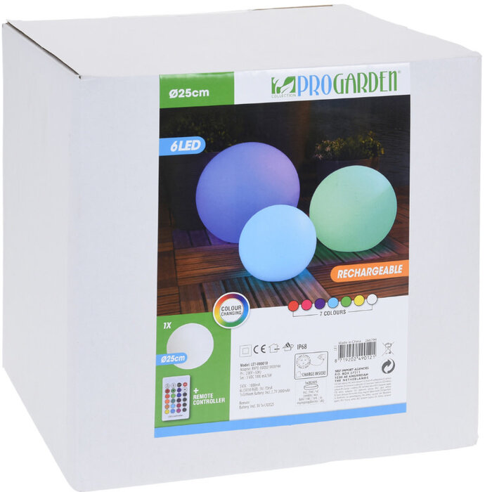 PROGARDEN Pro Garden LED BAL DIA 25CM