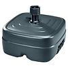 Water base parasol base 40L dark gray