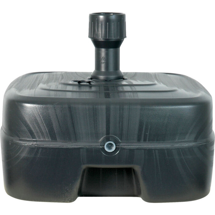 PROGARDEN Watervoet parasolvoet 40L - met wiel - Antraciet