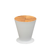 Higold ICOO Ice Bucket WHITE with teak