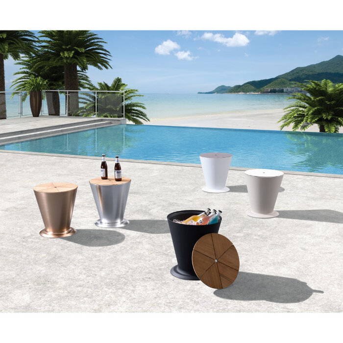 Higold Higold ICOO Ice Bucket WHITE with teak