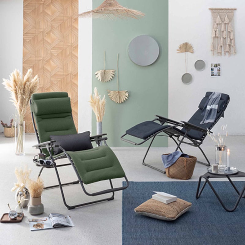 Lafuma Lafuma Relaxchair FUTURA BEComfort OLIVE GREEN titanium frame