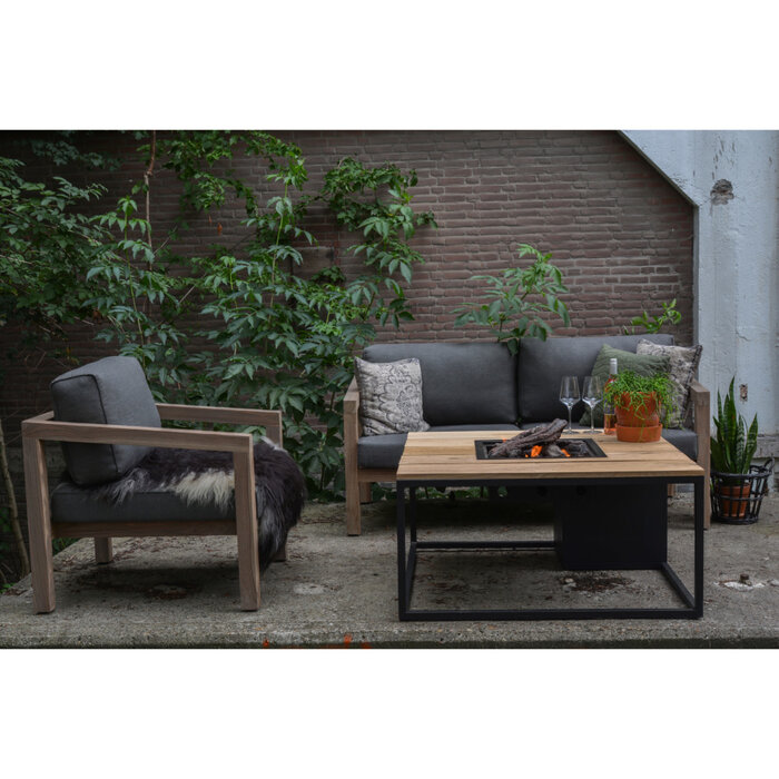 Cosi Cosiloft 100 black frame / teak top