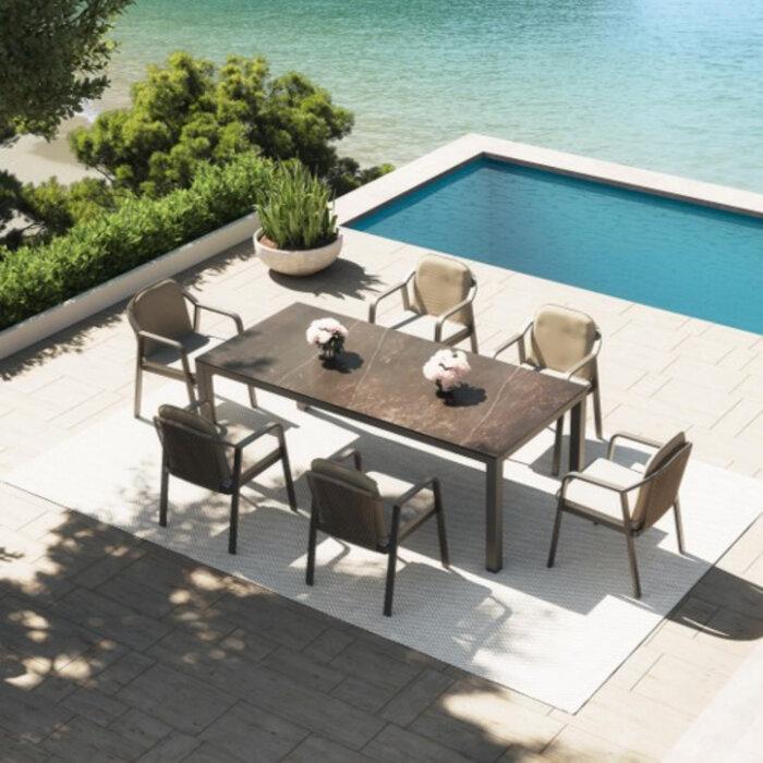Tierra Outdoor Tierra Outdoor Briga Table Grey frame - Dekton KELYA top -
