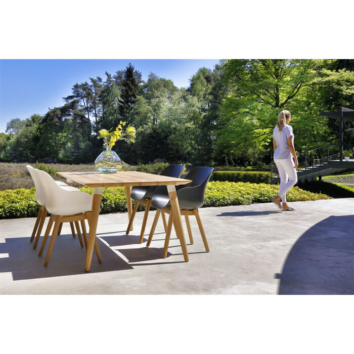 Hartman Hartman set 5-delig Sophie studio teak set met tafel 170x100cm D.GRIJS-TEAK