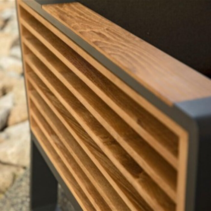 Higold Higold New York Lounge set 4pcs 225x225cm black/teak