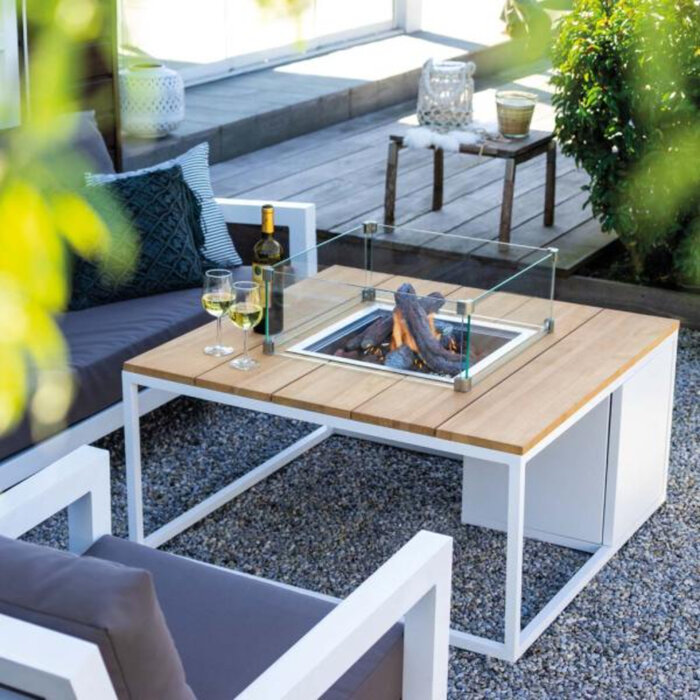 Cosi Cosiloft 100 white frame / teak top