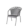 Kettler Toledo stacking armchair expanded metal