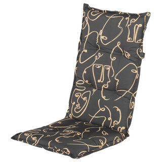 Hartman Hartman cushion FACES BLACK 123x50x8 High Back