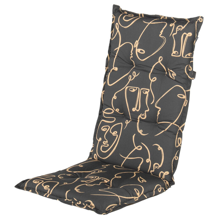 Hartman Hartman cushion FACES BLACK 123x50x8 High Back
