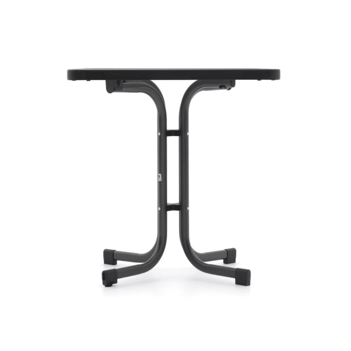 Sieger Boulevard klaptafel mecalit 70x70cm vierkant, grijs