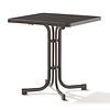 Sieger Boulevard folding table mecalit 70x70cm square, dark gray