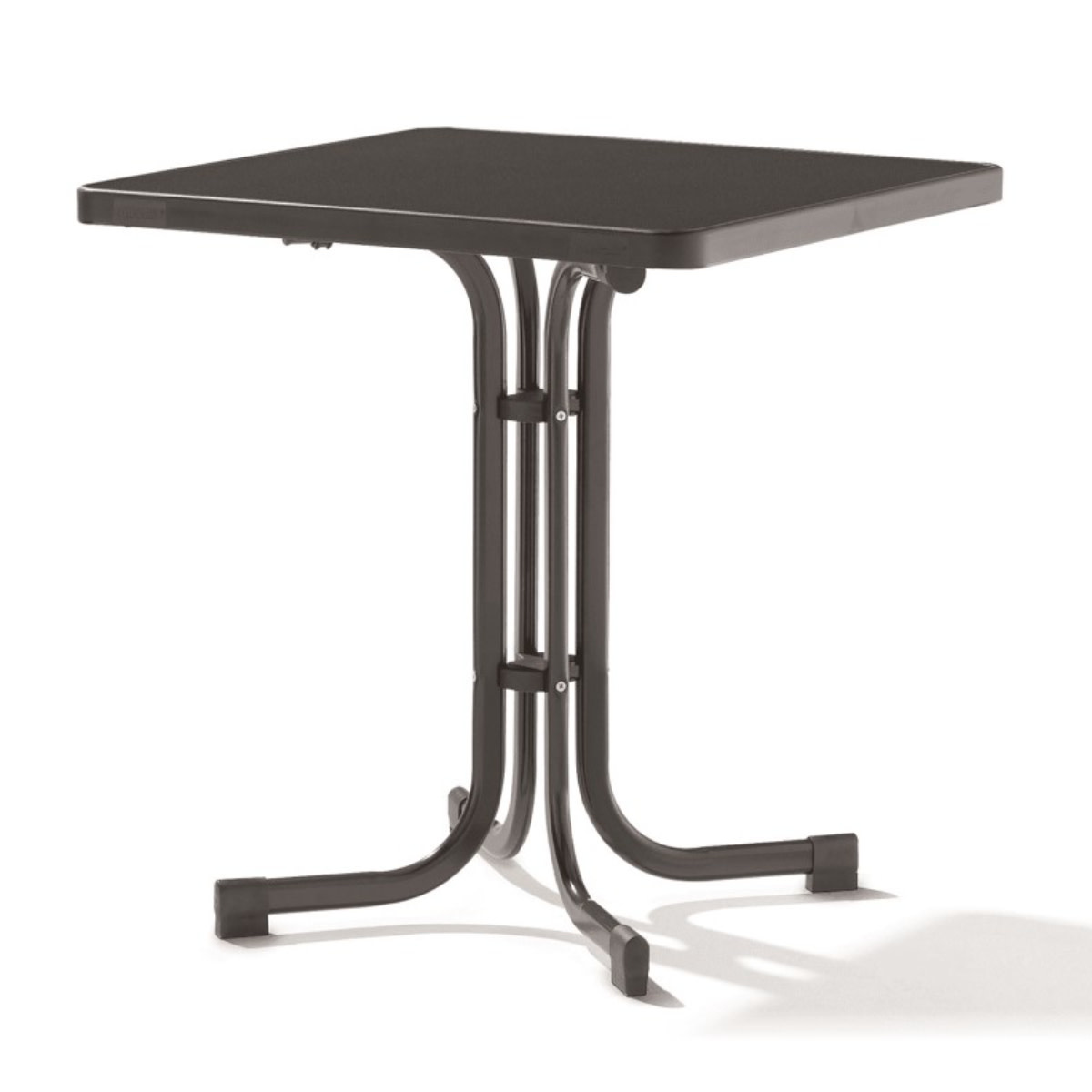 Sieger Boulevard klaptafel mecalit 70x70cm vierkant, grijs