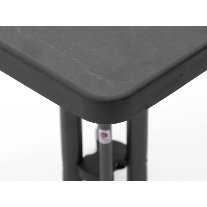 Sieger Boulevard folding table mecalit 70x70cm square, dark gray