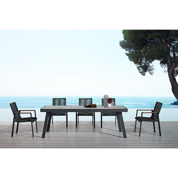 Higold Higold NOFI / YORK dining table 220*90cm charcoal/teak