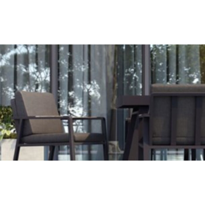 Higold Higold 7-delig NOFI BARset CHARCOAL - TEAK +kussens