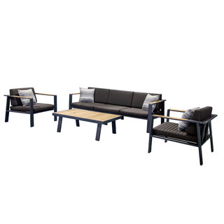 Higold Higold NOFI  lounge 3-SEATER SOFA SET gray-black