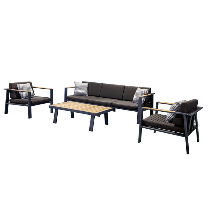 Higold Higold NOFI lounge 3-SEATER SOFA SET gray-black