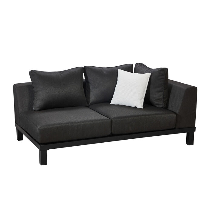 Hamilton Bay Outdoor Hamilton Bay Polo 2.0 Loungehoek XL 4-delig CHARCOAL-BLACK