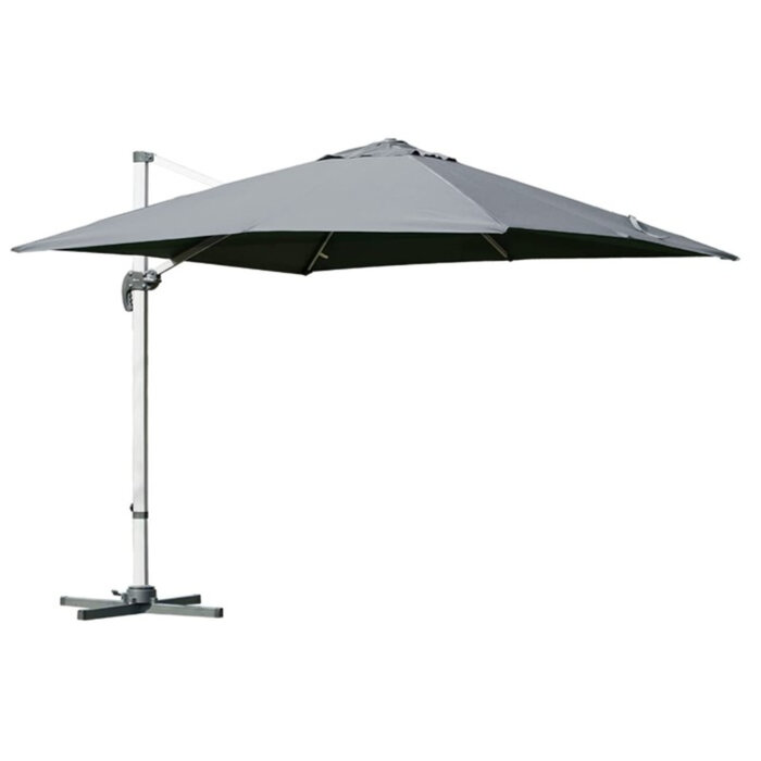 Platinum Platinum Sun & Shade Parasolvoet Zweefparasol kruisvoet Antraciet, zonder tegels