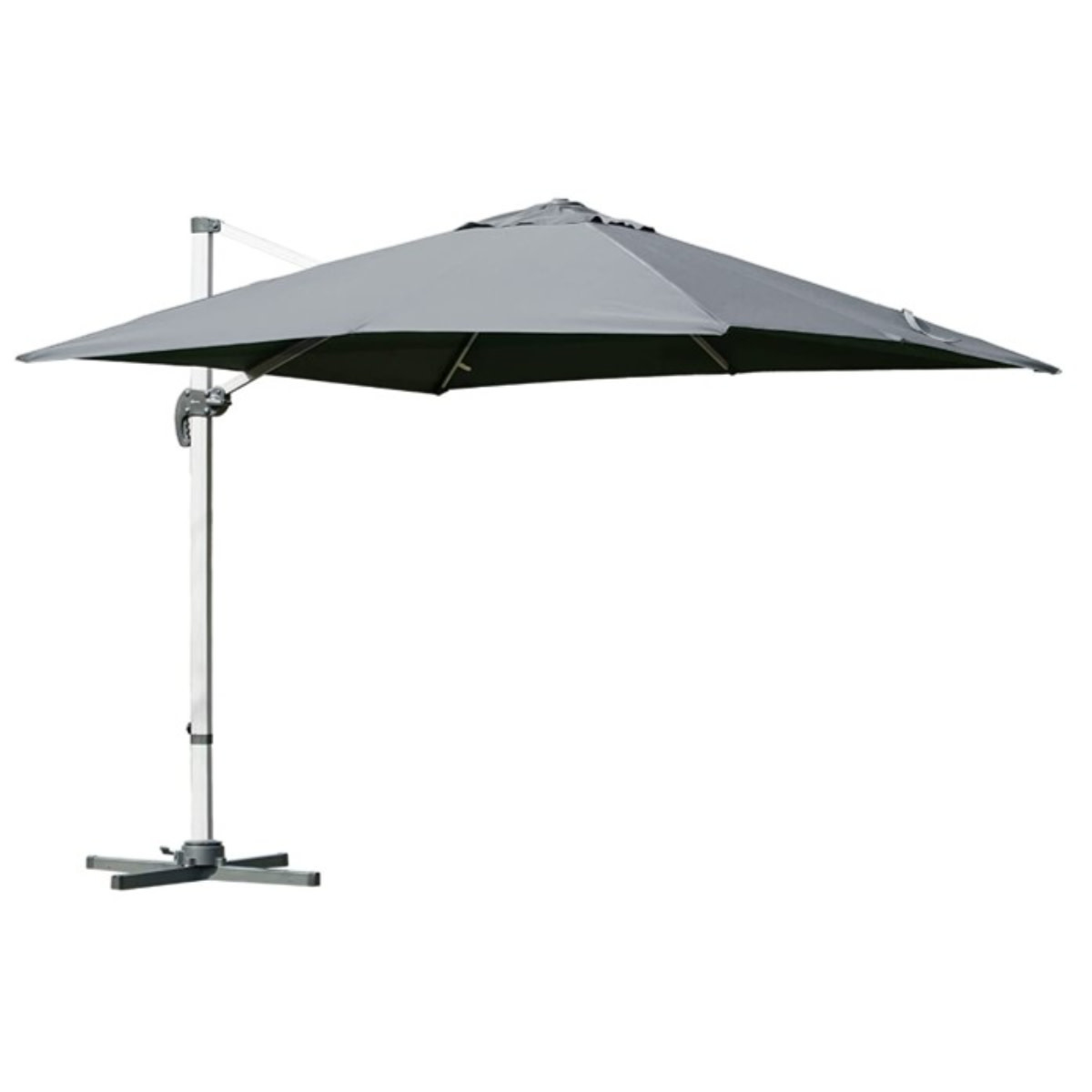 Platinum Platinum Sun & Shade Parasolvoet Zweefparasol kruisvoet Antraciet, zonder tegels