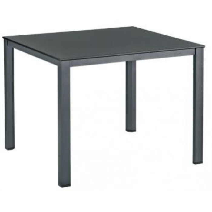Kettler KETTLER table 95*95cm HPL Jura, CUBIC leg set anthracite grey
