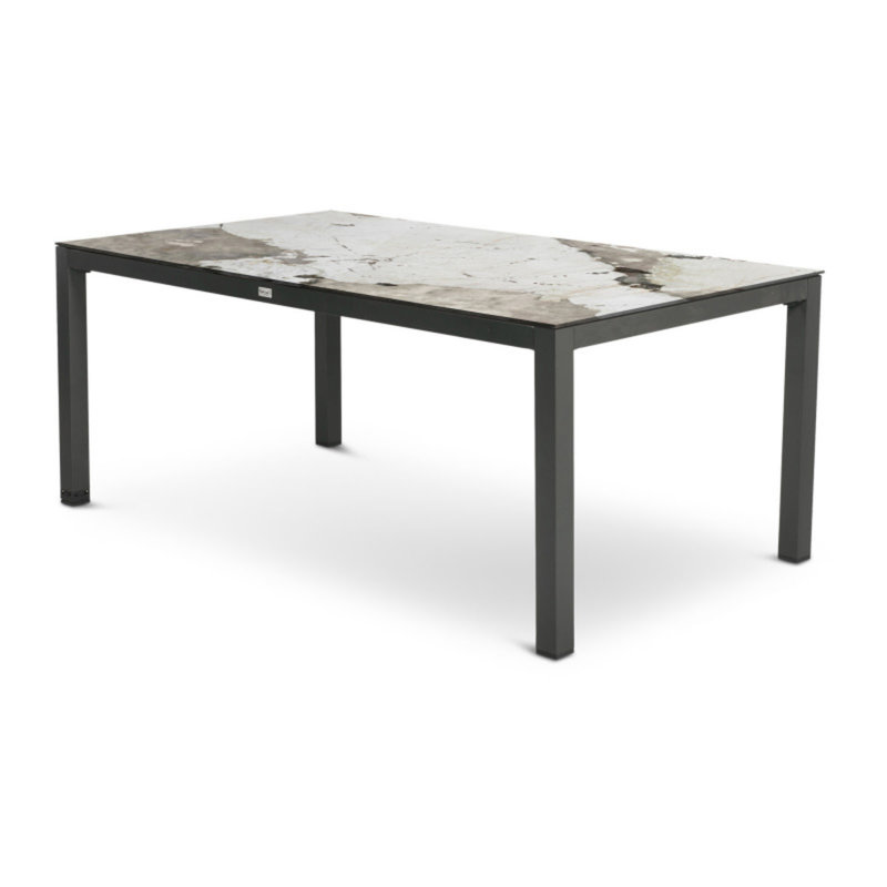 Tierra Outdoor Tierra Outdoor Briga Table Dekton KHALO Charcoal Frame 180x100cm