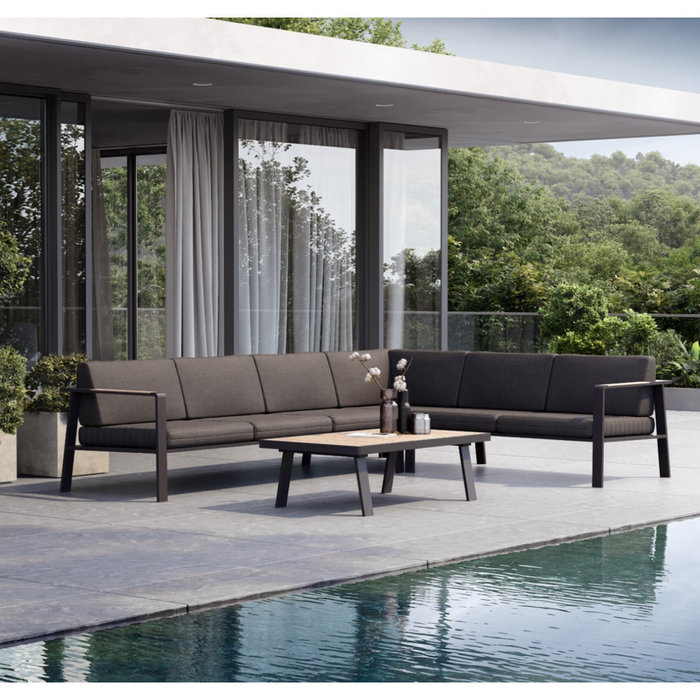 Higold Higold NOFI 5-delig CORNER loungeset grijs-zwart