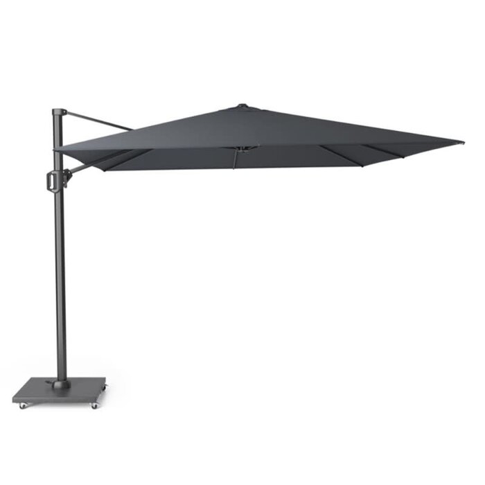 Platinum Platinum Challenger T1 3x3 free arm parasol SET - 3x3m square - 90KG GRANITE BASE ON WHEELS AND A COVER