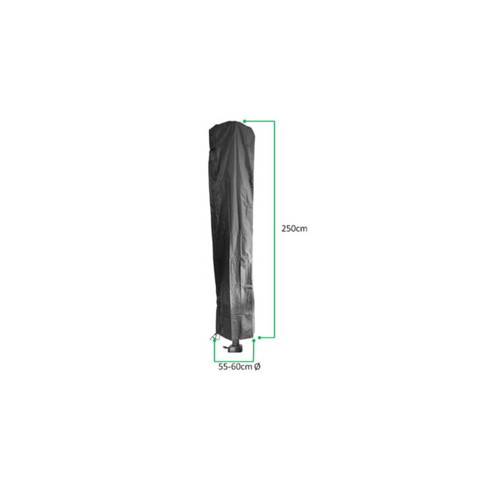 Platinum Platinum Zweefparasol SET Challenger T1 3x3 met 90KG VOET OP WIELEN en AFDEKHOES