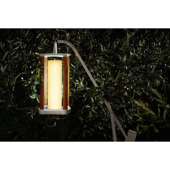 Higold Higold Aurora 2piece outdoor led light set, STAND AND LANTARN LARGE charcoal frame