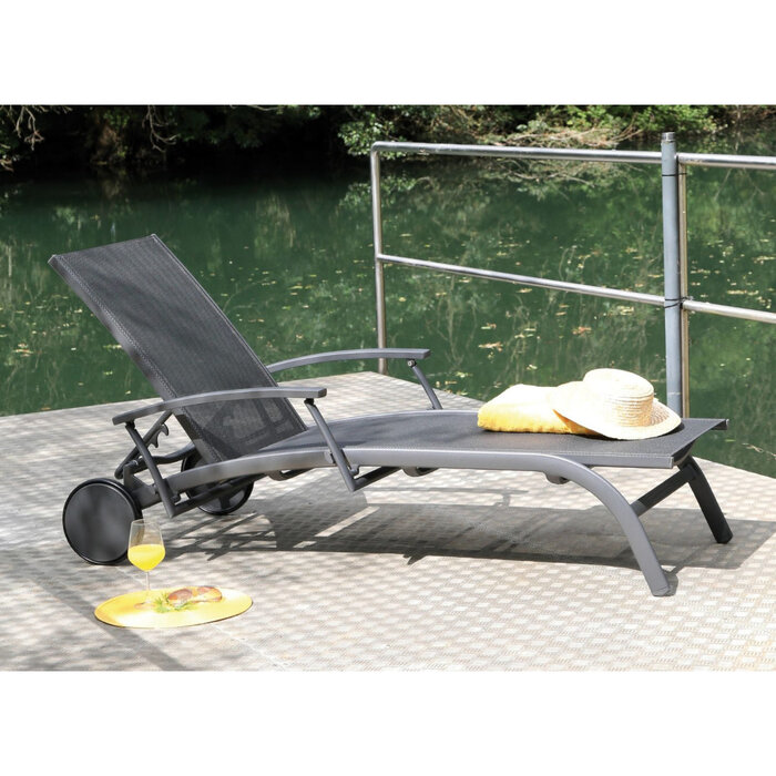 OCEO Oceo Elegance lounger antraciet, textileen graphite BBM