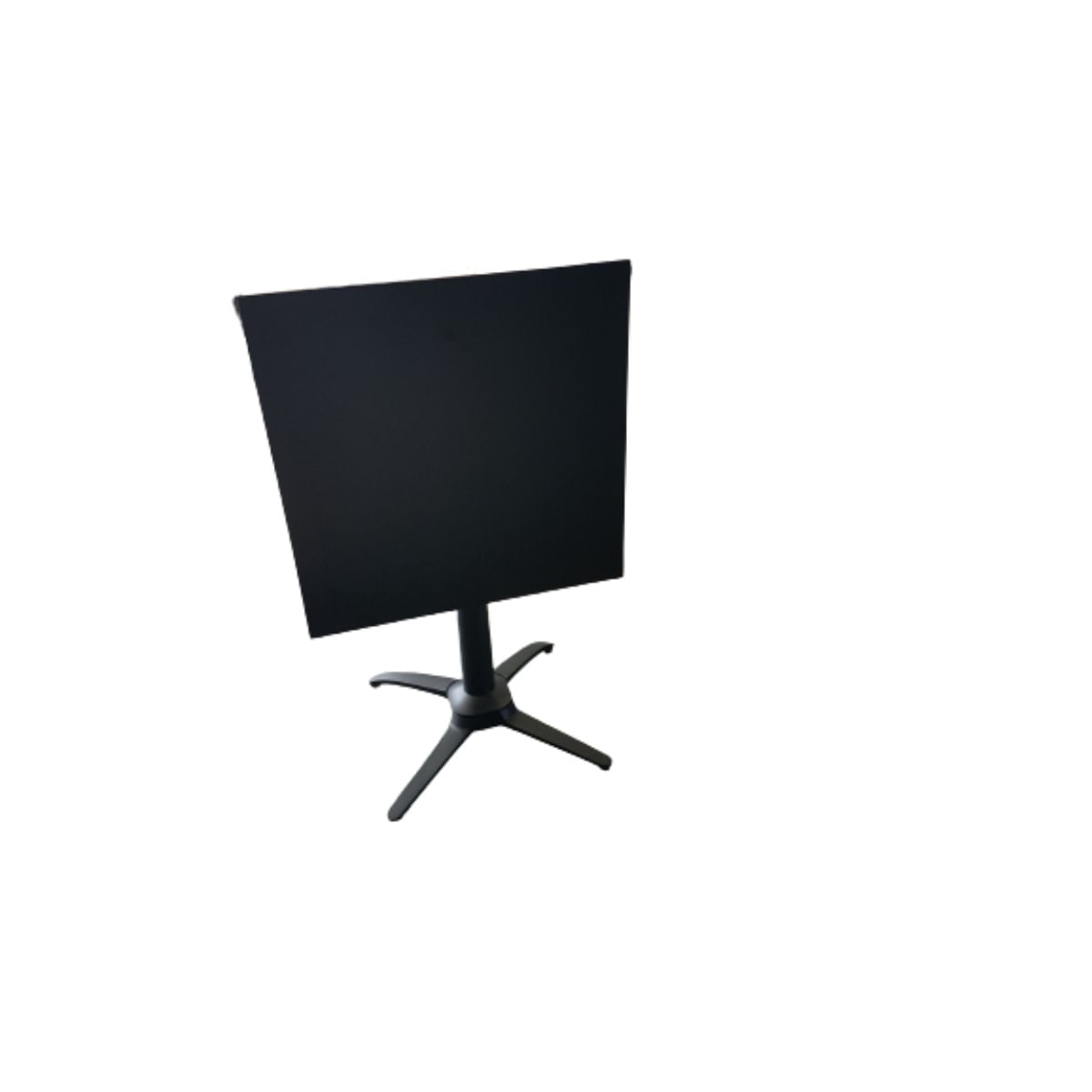 proloisirs Bistro Klaptafel Flip up 70x70 Black, HPL top