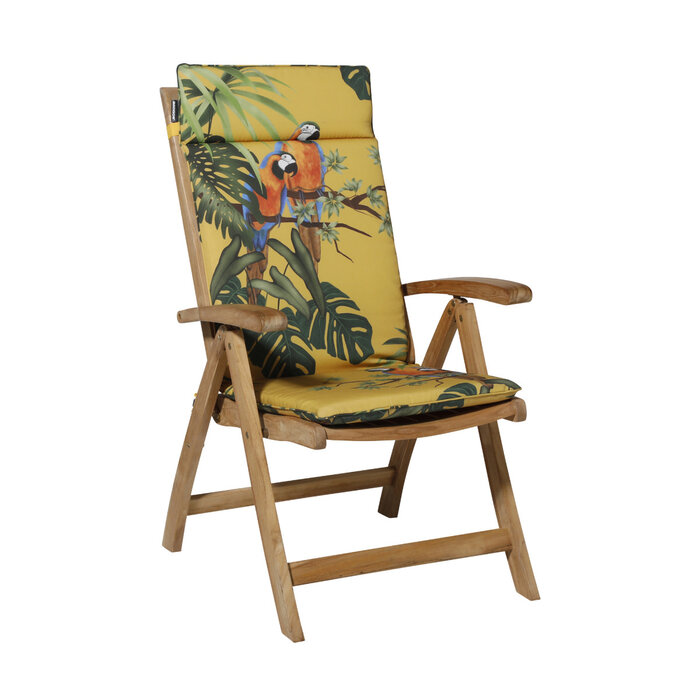 Madison Madison High back cushion 120x50cm Riff Yellow