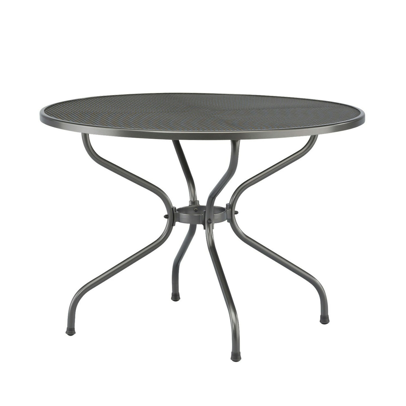 Engarden Siena Garden - 5-delig TOLEDO set met stapelfauteuil en tafel 105cm strekmetaal