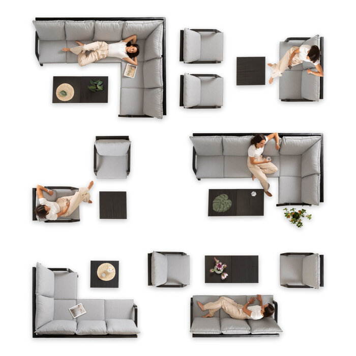 Hartman Hartman IBIZA 2-Seater Lounge Bench combinatie