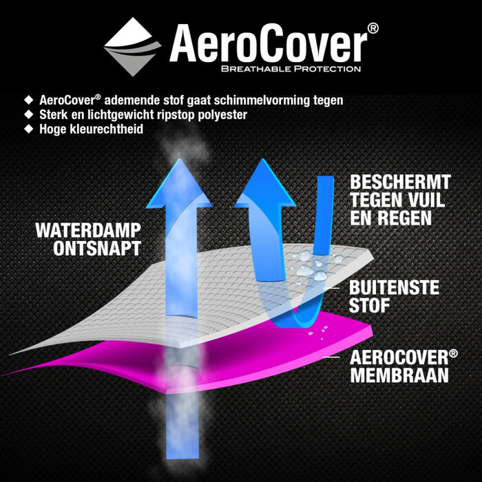 Aerocover Platinum Aerocover Free-arm parasol cover H250x55/60 art.7970
